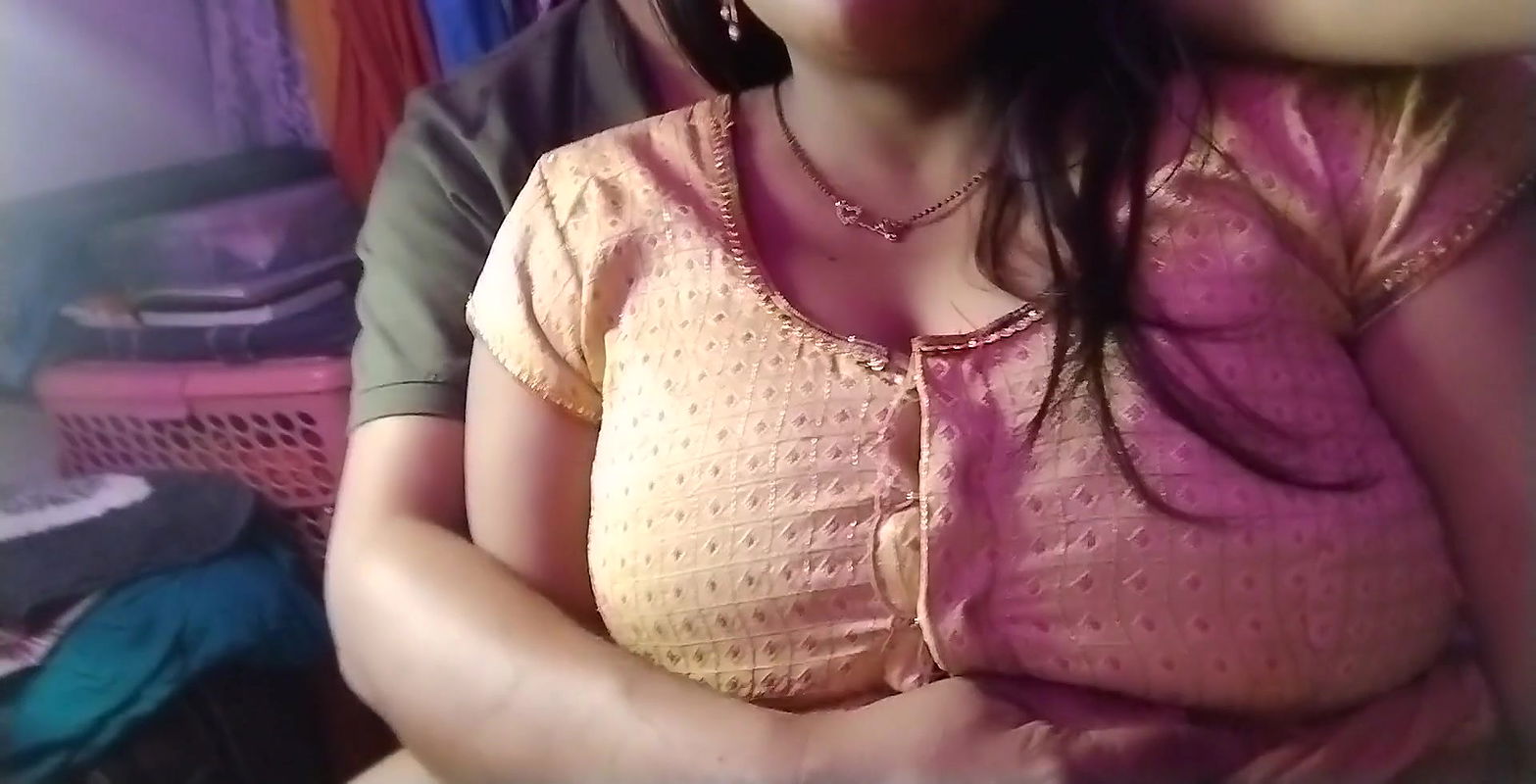 Hot desi sexy big boobs wife and village boyfriend romance in the secret room.