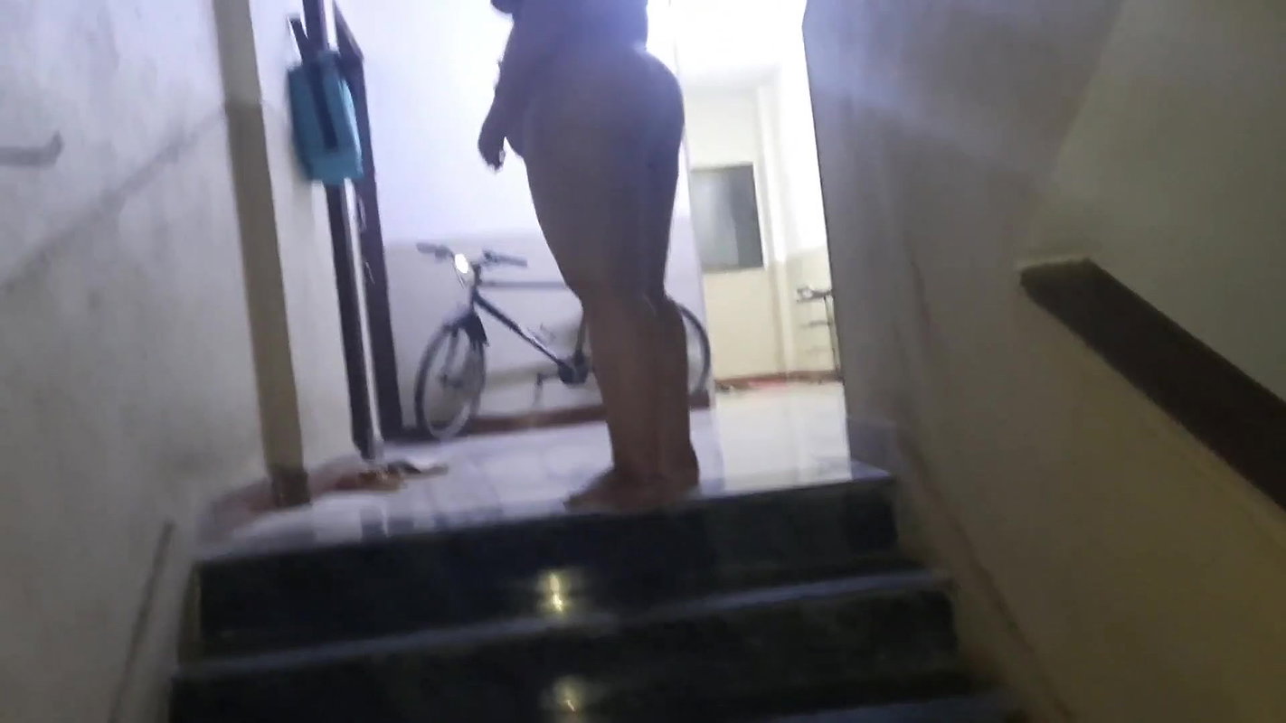 Indian wife going out and getting naked.