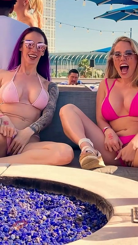 Exhibitionist Wife 24 – My friend Anjelica BIG TIT AND SHAVED PUSSY FLASHING a voyeur at a public beach while chatting with hubby on the phone_3534f54c