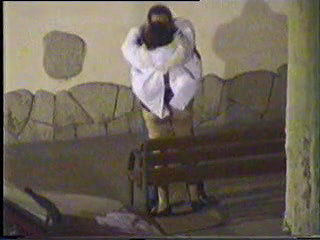Risky wank in public urinal at work. Mans room_9f5a64f9