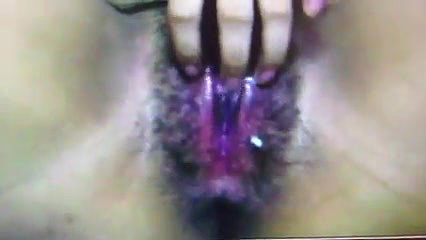 Amateur hairy girl fingering her wet pussy till orgasm on cam