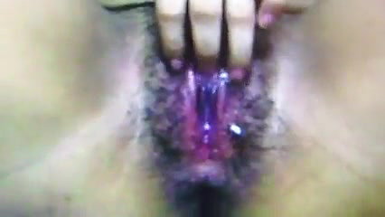 Amateur hairy girl fingering her wet pussy till orgasm on cam