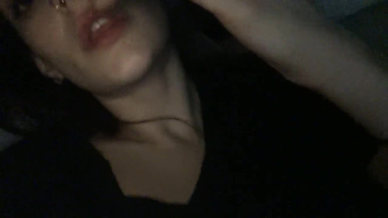 Cute horny teen licks her cum off her fingers on cam