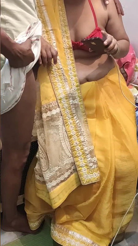 Sari with hot girl friend lovely figar.