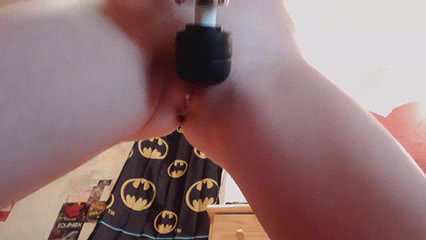 Pretty Amateur girl strip teasing and masturbating with hitachi till Squirting orgasm on Webcam