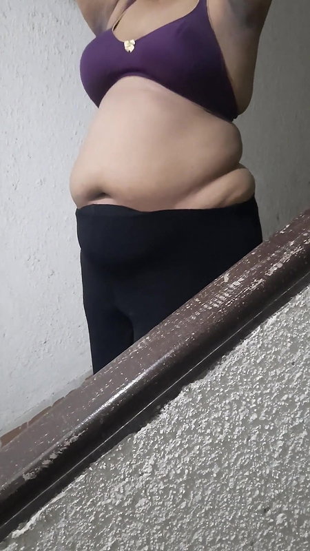 Wife Gets Naked In The Building And Starts Going Down.