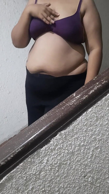 Wife Gets Naked In The Building And Starts Going Down.