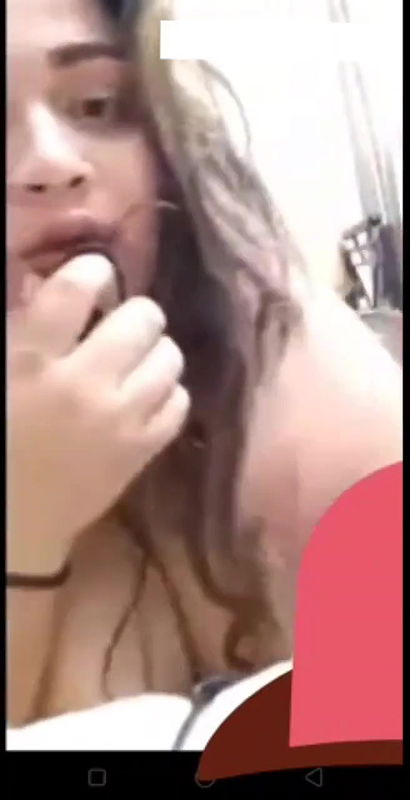 Beautiful Bhabi Showing Big Melons On Video Call