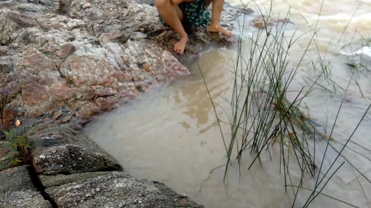 Fucking y. Wife In River During Bath