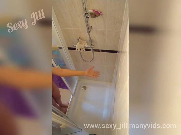 Spying on sister with hidden shower cam POV Indian
