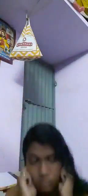 Very Beautiful Tamil Girl Making Sorry Video for BF When Family Members Busy in Another Room