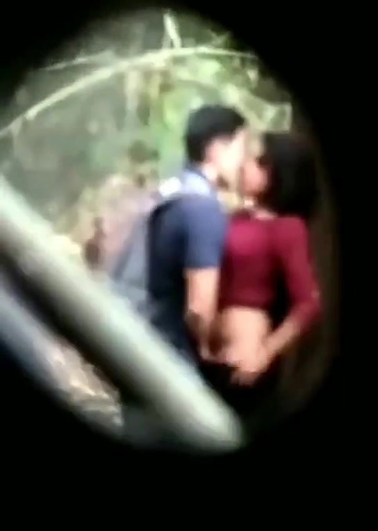 Lovers Playing in Park Capture