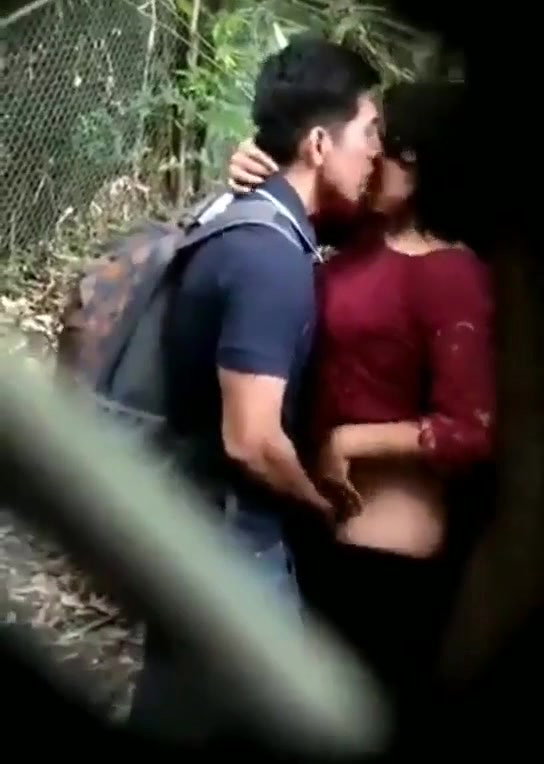 Lovers Playing in Park Capture