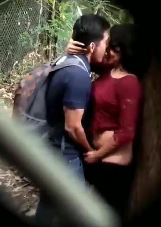 Lovers Playing in Park Capture