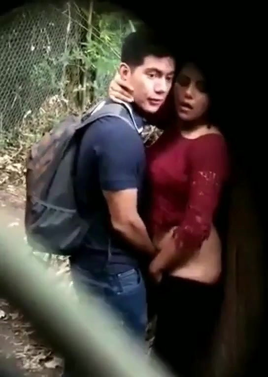 Lovers Playing in Park Capture