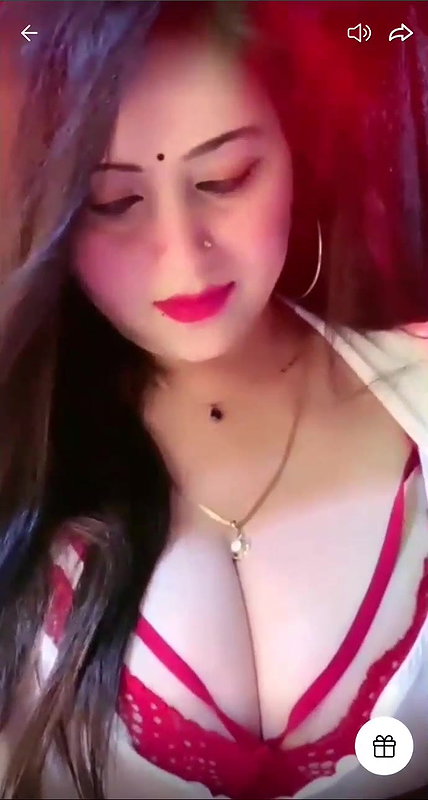 Sanjana Deep Cleavage Show on Tango Live