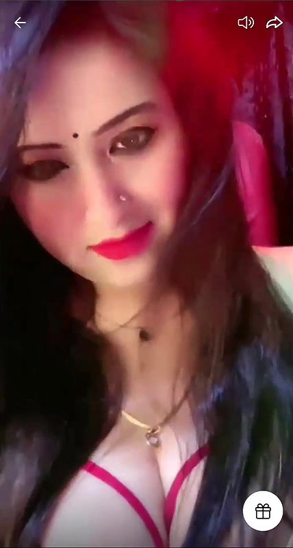 Sanjana Deep Cleavage Show on Tango Live
