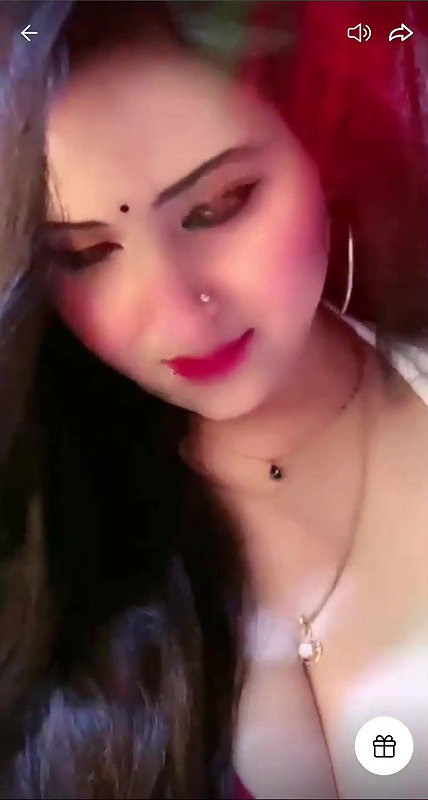 Sanjana Deep Cleavage Show on Tango Live