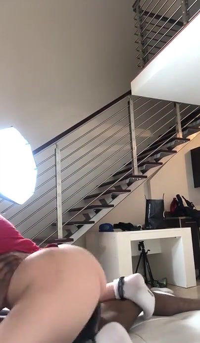 Tiktok Babe Sucking and Riding Black Cock