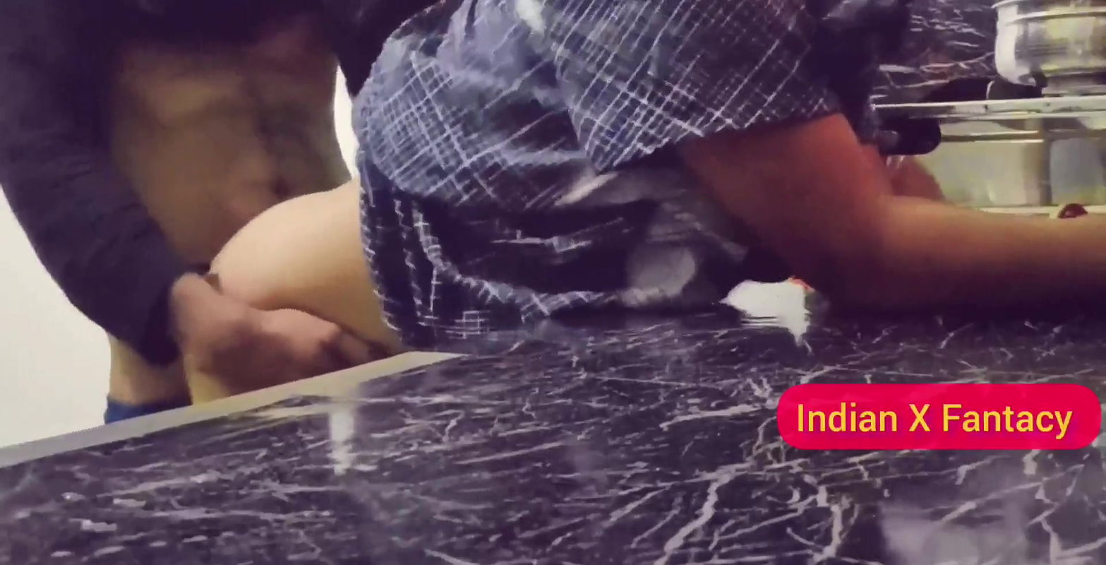 My naughty dever caught me in kitchen during cooking and fucked me hard in standing position