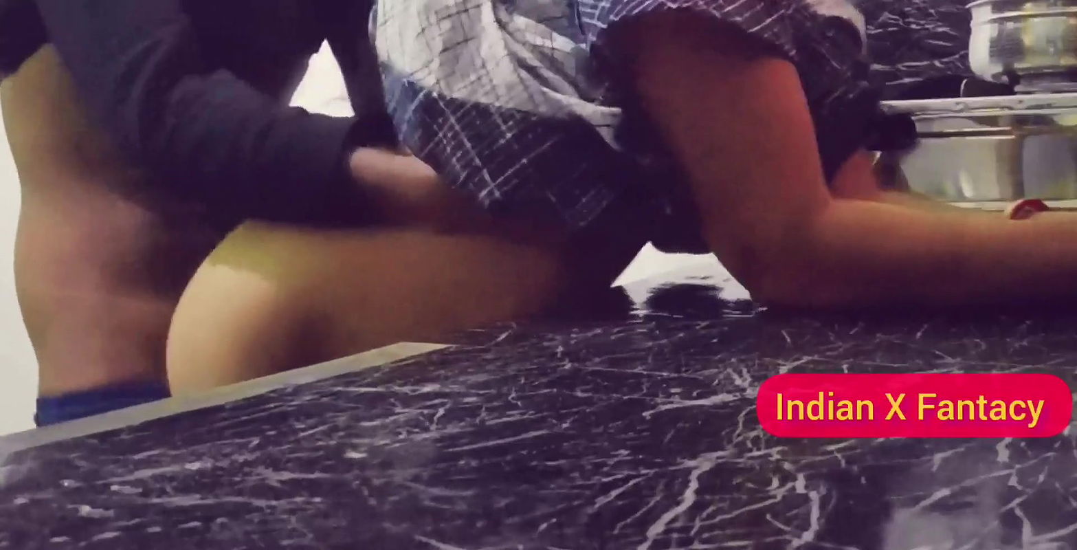 My naughty dever caught me in kitchen during cooking and fucked me hard in standing position