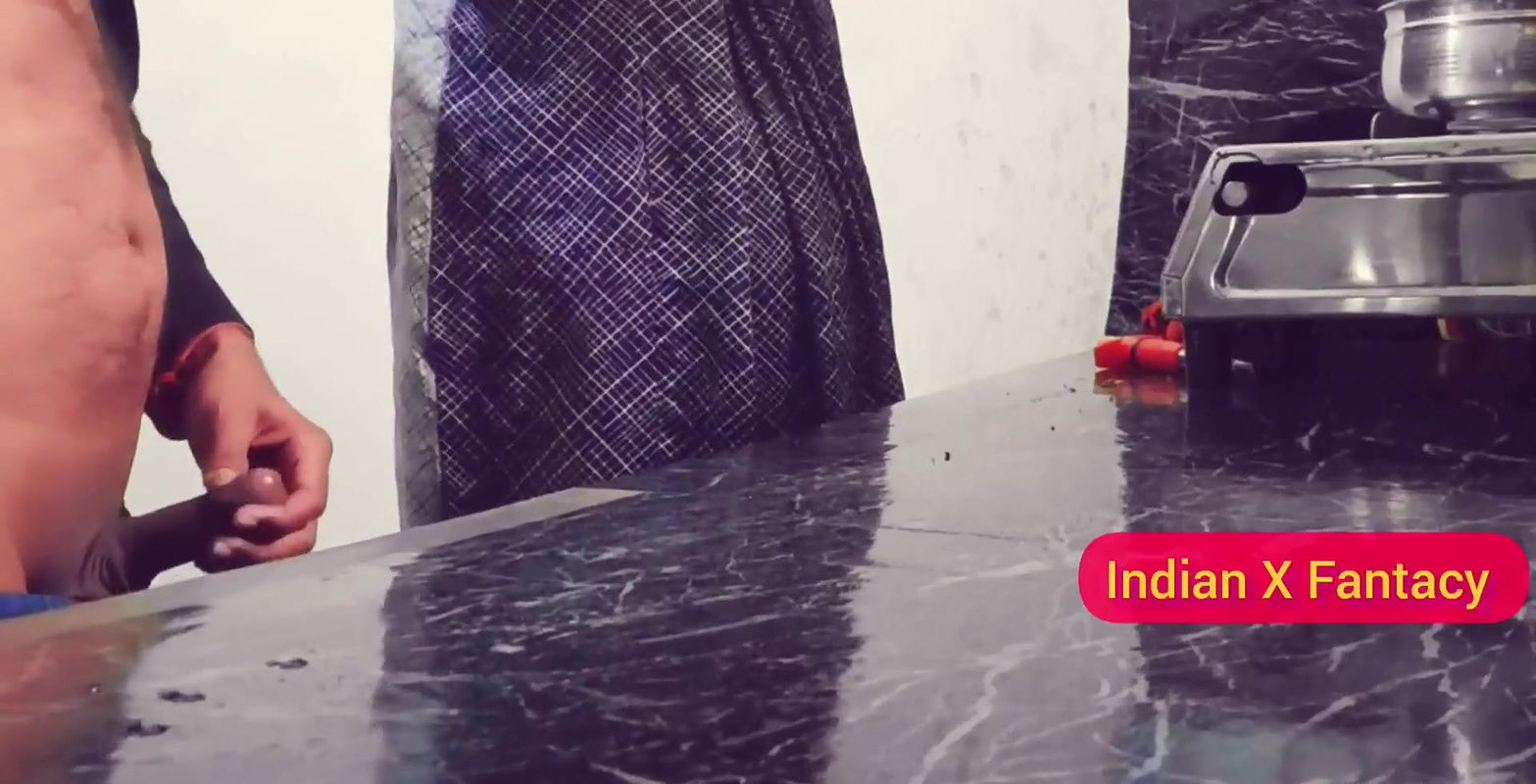 My naughty dever caught me in kitchen during cooking and fucked me hard in standing position