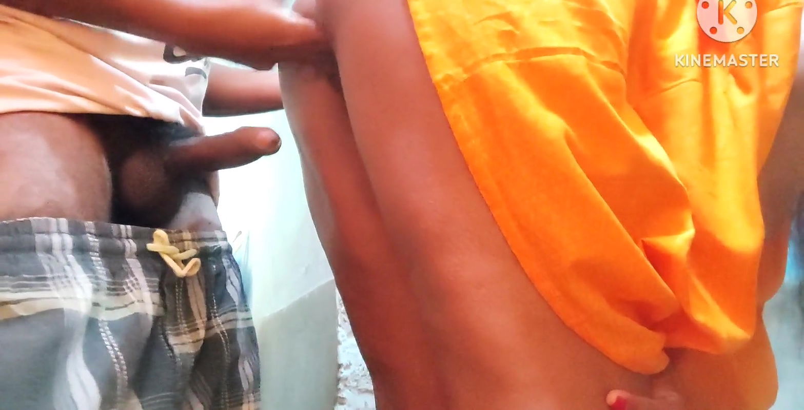 Stepson fuck his stepmom in doggy style.