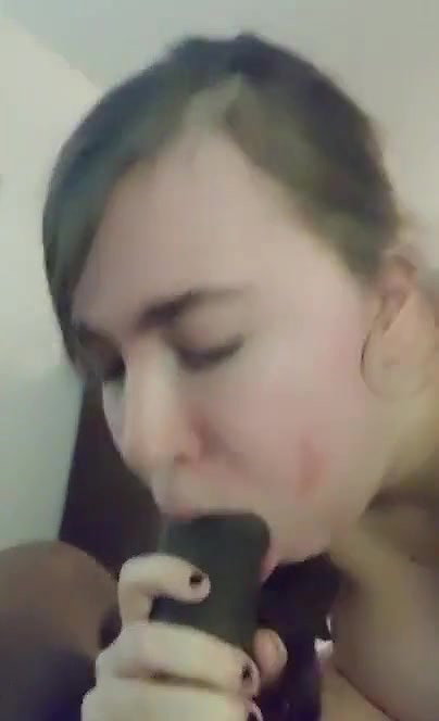 White Teen in a Open Relationship Sucking BBC