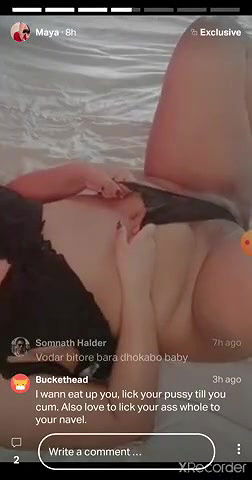 Very Beautiful Girl Full Nude Striping, Bathing, Fingerring