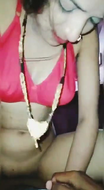 Beautiful Newly Married Wife Riding Hard