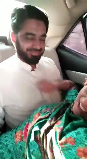 Paki Couple Enjoying in Car