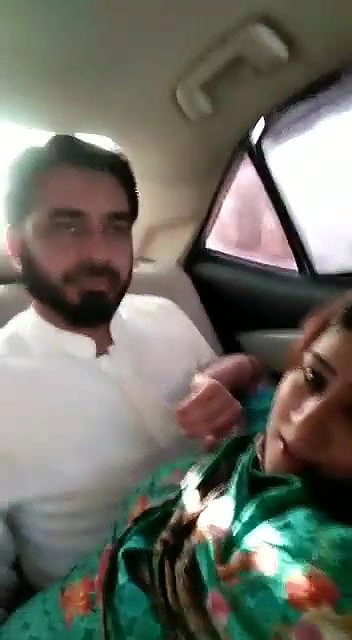 Paki Couple Enjoying in Car