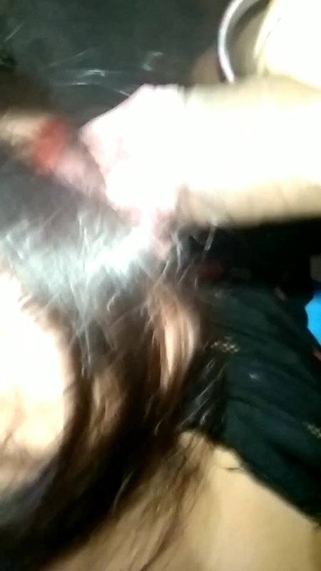 Bhabhi ne hard lund chusa or kaat liya.