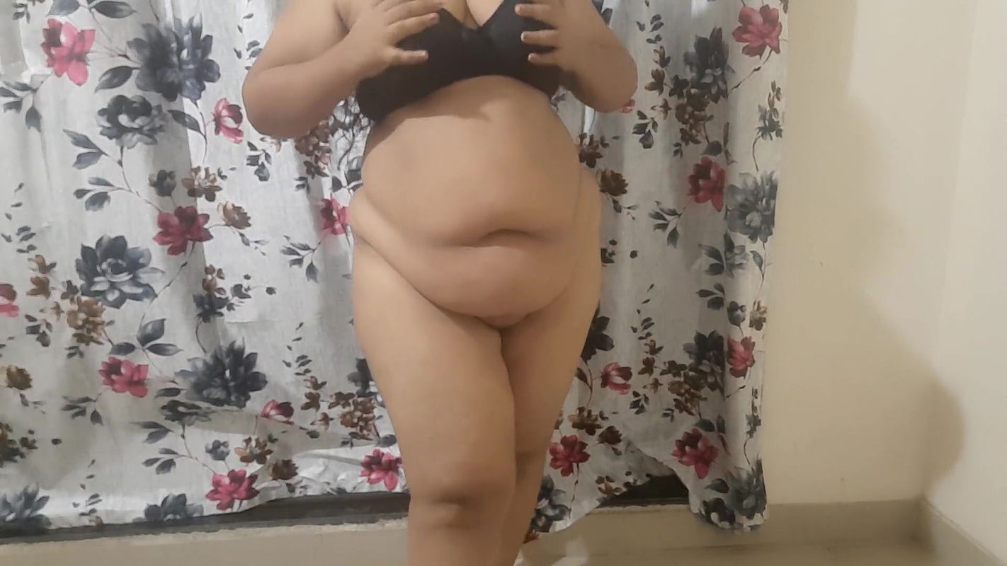 Desi Hot Bhabhi Getting Ready For Beach Wearing A Bikini Under Her Dress.