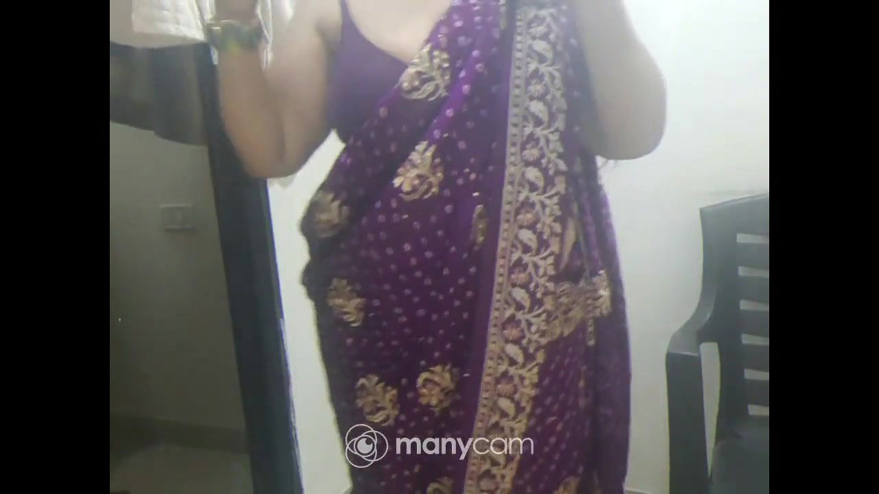 Desi kinky hot & horny hot wife getting naughty in her bedroom.