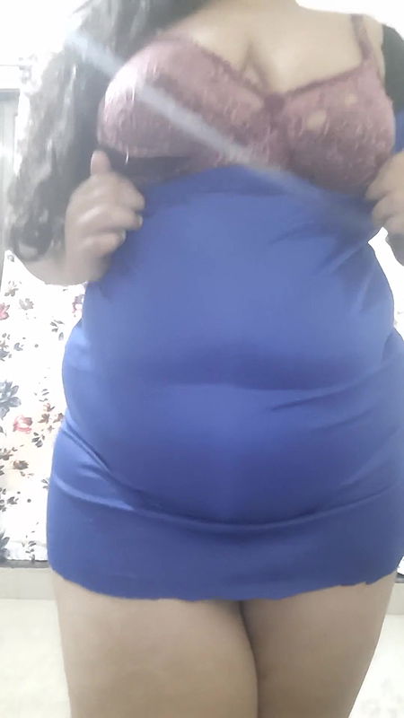 desi kinky naughty hot wife getting ready for late night party.