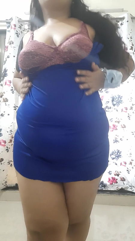 desi kinky naughty hot wife getting ready for late night party.