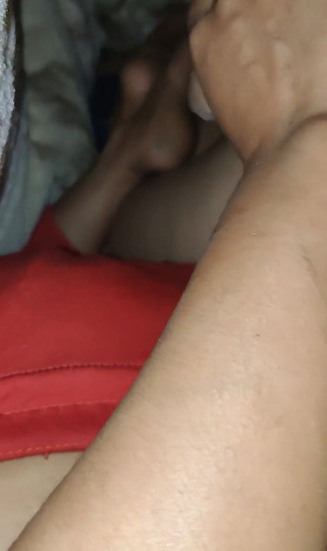 Hand job with husband and wife.