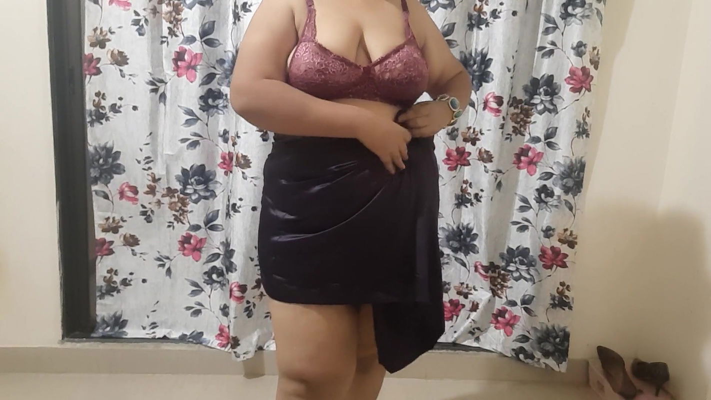 horny big boobs Indian bhabhi getting ready for her sex night part 1.