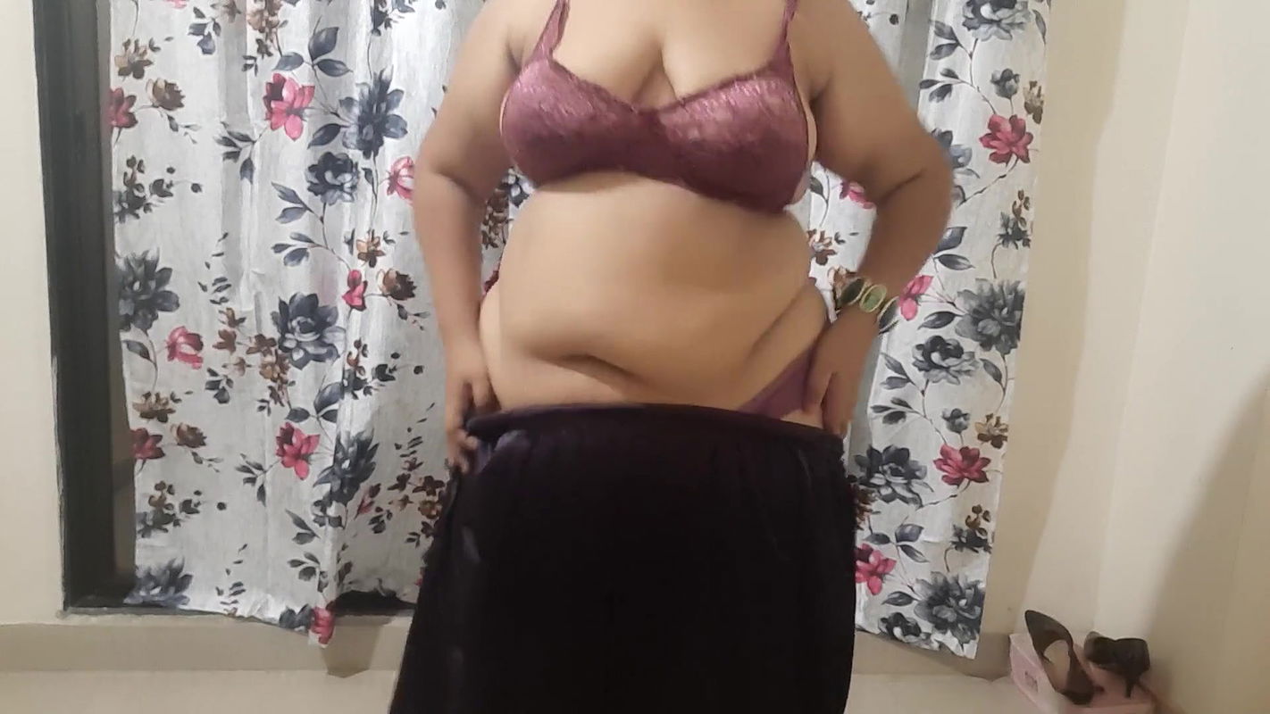 horny big boobs Indian bhabhi getting ready for her sex night part 2.