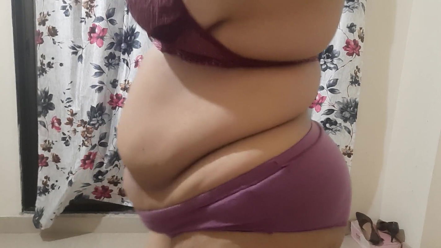 horny big boobs Indian bhabhi getting ready for her sex night part 2.