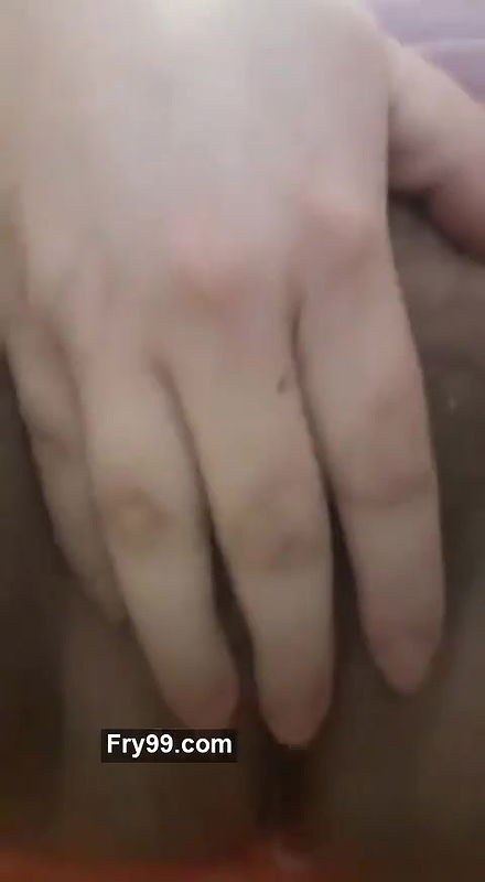 Horny Girl playing with her wet pussy.