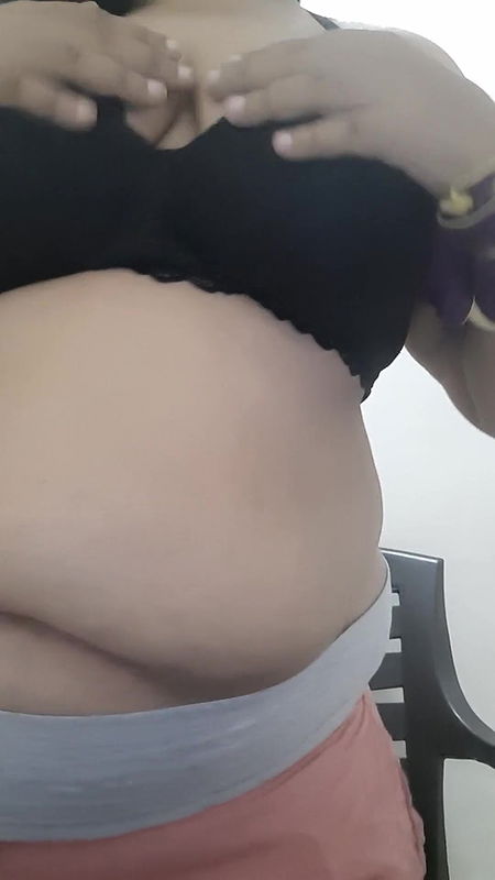 horny indian big boobs dancing & getting ready for office.