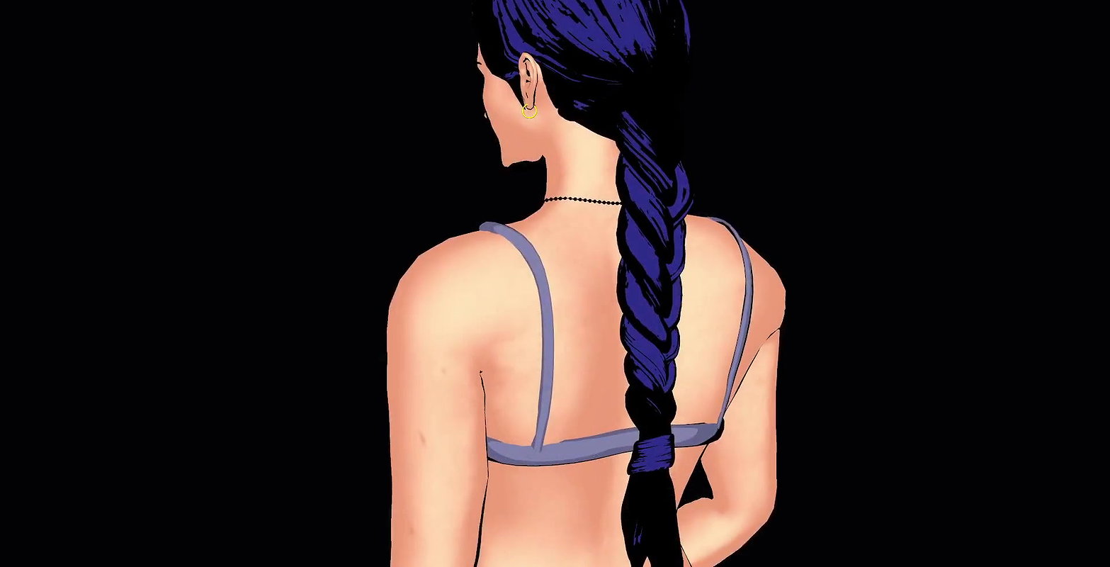 Hot erotic woman in dreams.