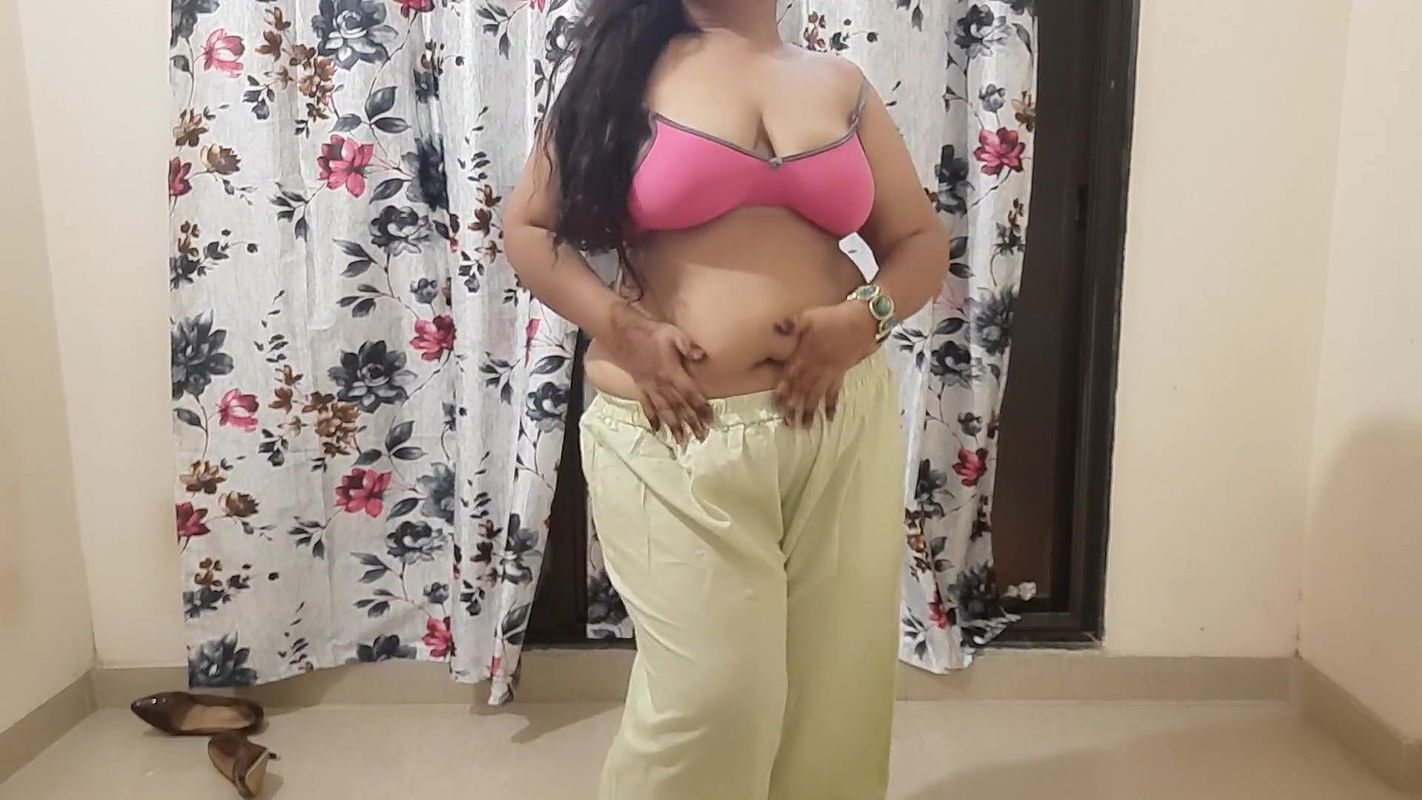 Indian desi sexy horny bhabhi getting ready for her suhagrat part 2.