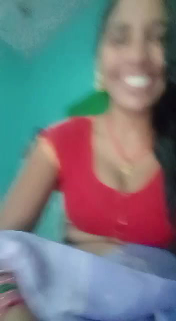 Shy village bhabhi showing shaved clean pussy