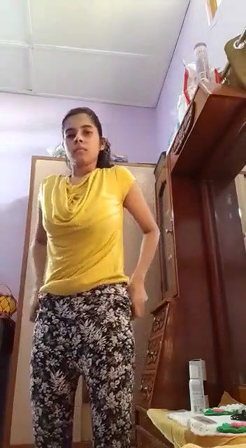 Cute Girl Records Herself Dressing & Showing Her Boobs