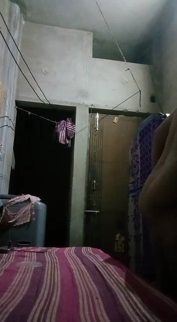 Padosan captured full nude Luckily