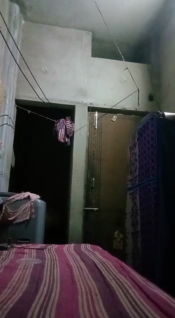 Padosan captured full nude Luckily