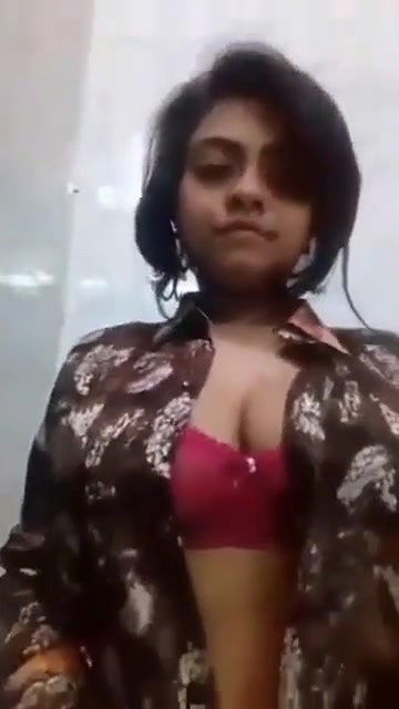 Horny Girl Nude MMS Selfie Video